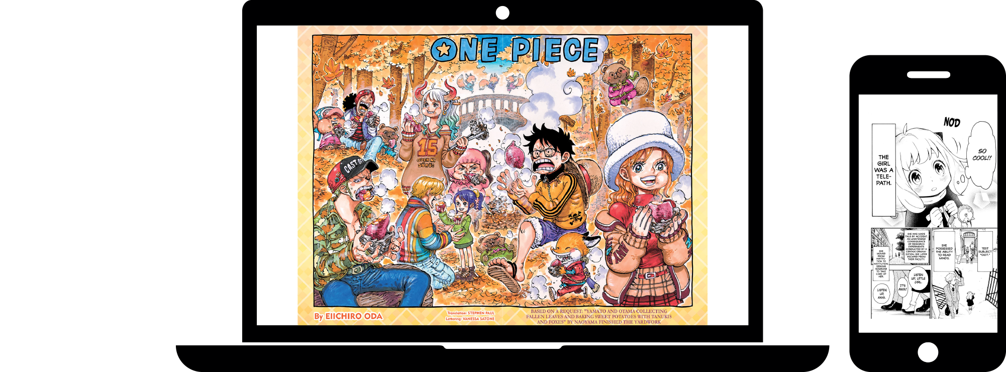 MANGA Plus by SHUEISHA T-Shirt Maker Powered by Tokyo Otaku Mode